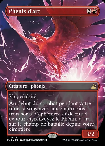 Phénix d'arc, carte Magic RVR 427 — extension Ravnica Remastered
