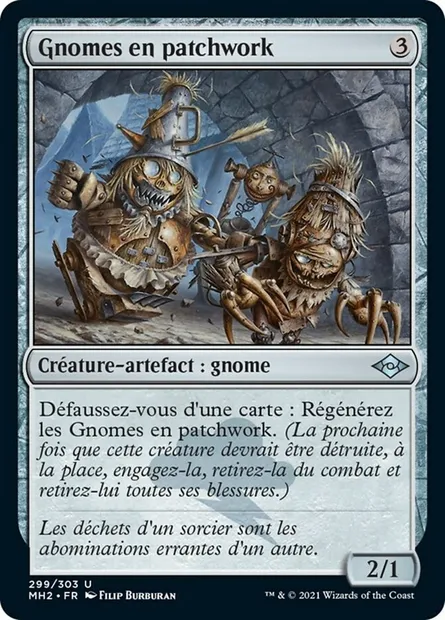 Gnomes en patchwork, carte Magic MH2 299 — extension Horizons du Modern 2