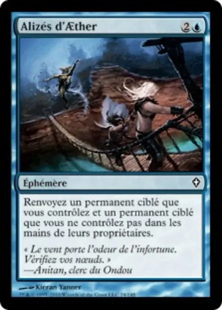 Alizés d'Aether, carte Magic WWK 24 — extension Worldwake