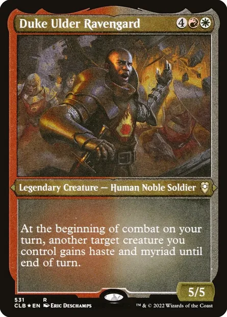 Duc Ulder Gardecorbeau, carte Magic CLB 531 — extension Commander Légendes : la bataille de la Porte de Baldur