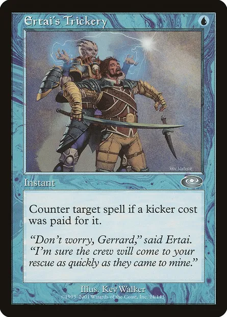 Ertai's Trickery, Magic card PLS 24 — Planeshift set
