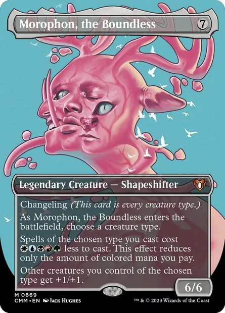Morophon, the Boundless, Magic card CMM 669 — Commander Masters set