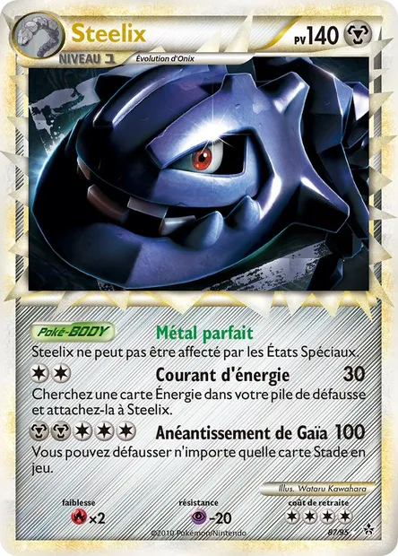 Steelix, carte Pokémon UL 87 — extension Déchaînement