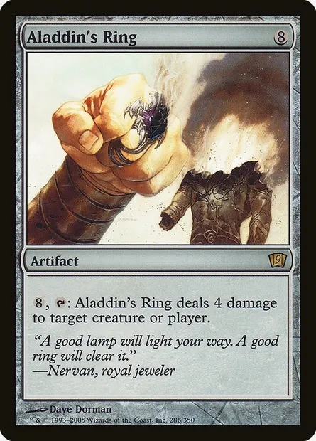 Aladdin's Ring, Magic card 9ED 286★ — Ninth Edition set