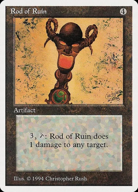 Baguette de ruine, carte Magic SUM 273 — extension Summer Magic / Edgar