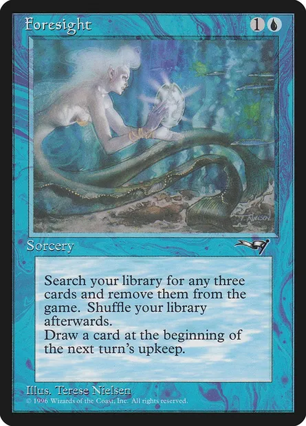 Foresight, Magic card ALL 29b — Alliances set