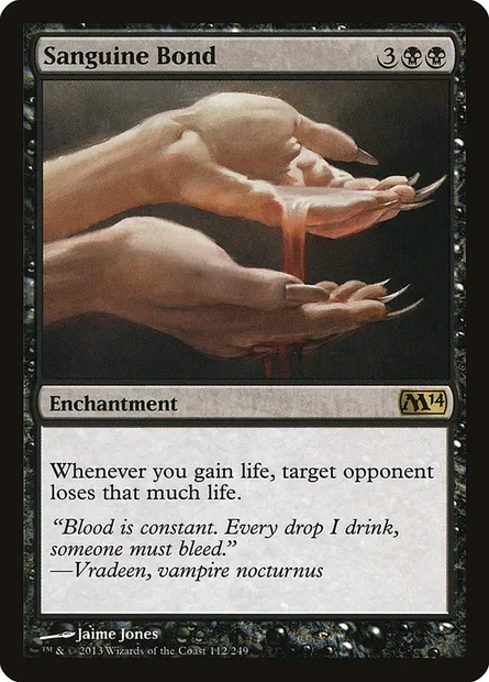 Sanguine Bond, Magic card M14 112 — Magic 2014 set