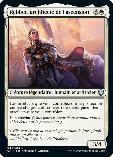 Rebbec, architecte de l'ascension, carte Magic CMR 42 — extension Commander Legends
