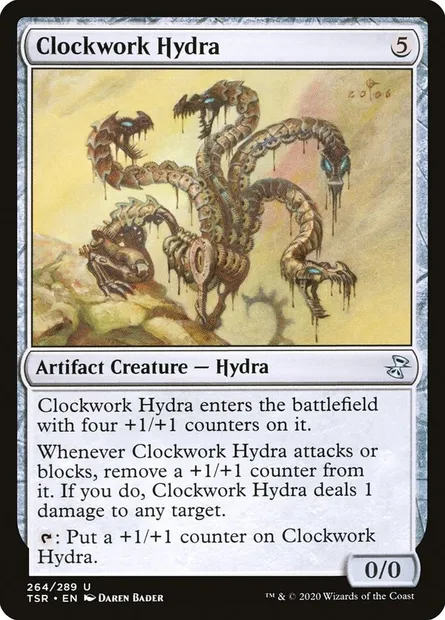 Clockwork Hydra, Magic card TSR 264 — Time Spiral Remastered set