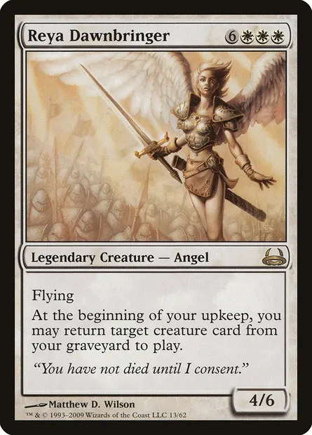 Reya Dawnbringer, Magic card DDC 13 — Duel Decks: Divine vs. Demonic set
