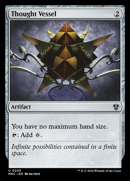 Thought Vessel, Magic card MKC 245 — Murders at Karlov Manor Commander set