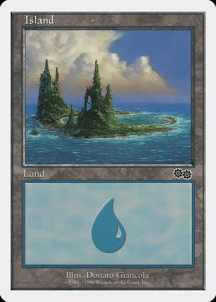 Île, carte Magic BRB 111 — extension Battle Royale Box Set