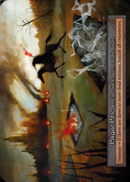 Plague Pits, Sorcery card GOT 414 — Gothic set