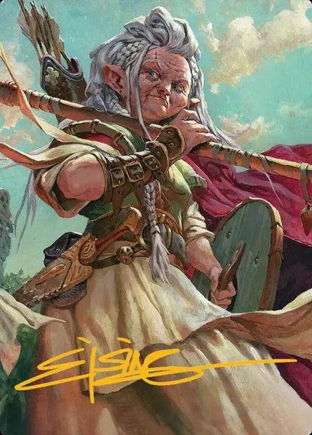 Brigid, Clachan's Heart // Brigid, Clachan's Heart, Magic card AECL 29 — Lorwyn Eclipsed Art Series set