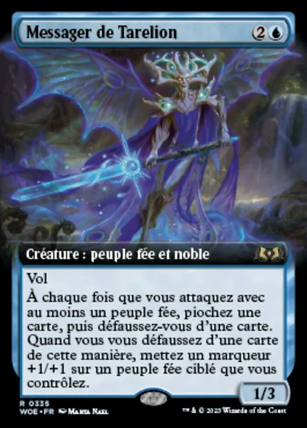 Messager de Tarelion, carte Magic WOE 335 — extension Wilds of Eldraine