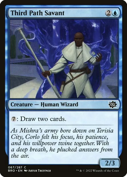 Third Path Savant, Magic card BRO 67 — The Brothers' War set