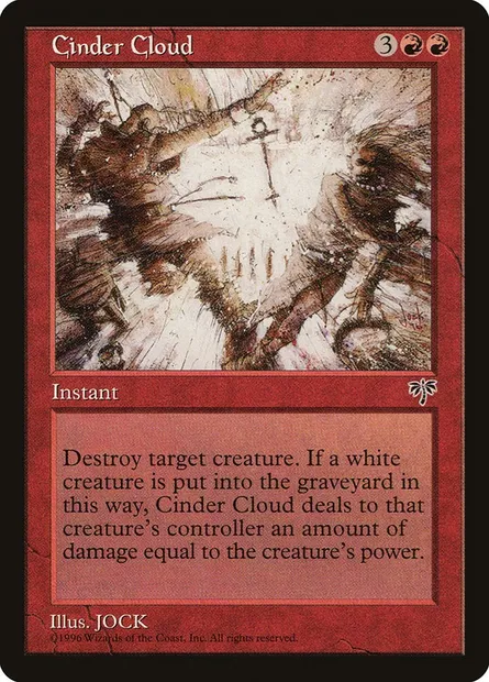 Cinder Cloud, Magic card MIR 165 — Mirage set
