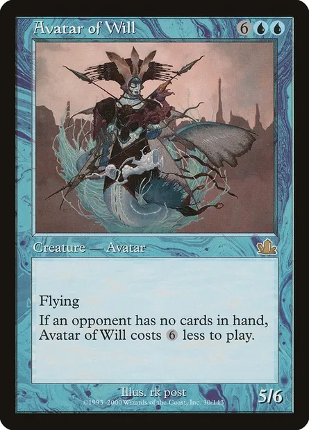 Avatar de la volonté, carte Magic PCY 30 — extension Prophétie
