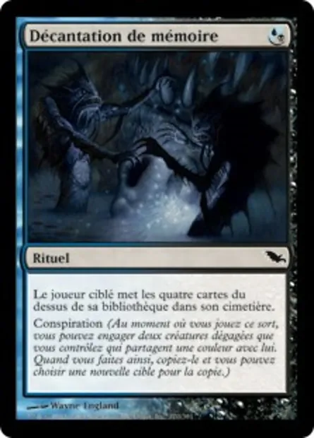 Décantation de mémoire, carte Magic SHM 170 — extension Sombrelande