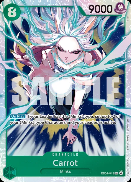 Carrot, One Piece card EB04-013 — EGGHEAD CRISIS set
