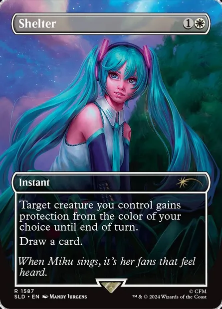 Shelter, Magic card SLD 1587 — Secret Lair Drop set