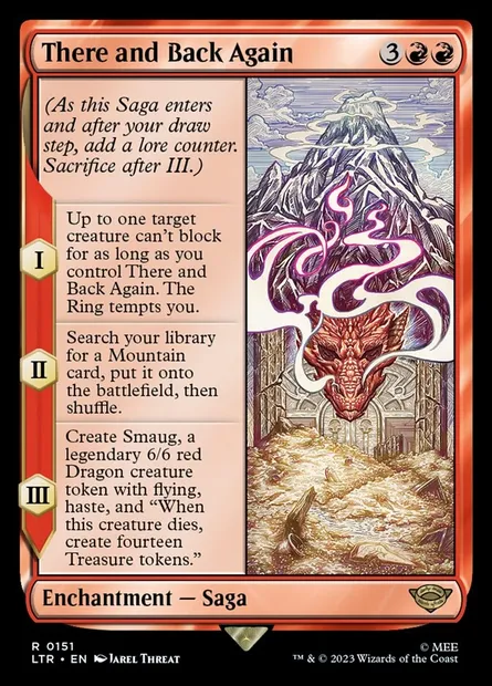 There and Back Again, Magic card LTR 151 — The Lord of the Rings: Tales of Middle-earth set