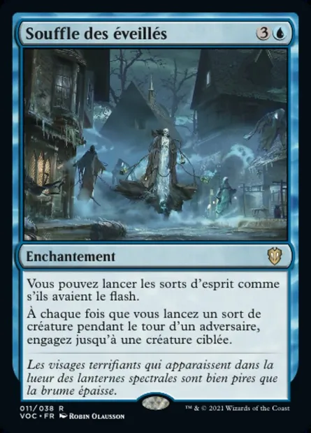 Souffle des éveillés, carte Magic VOC 11 — extension Crimson Vow Commander