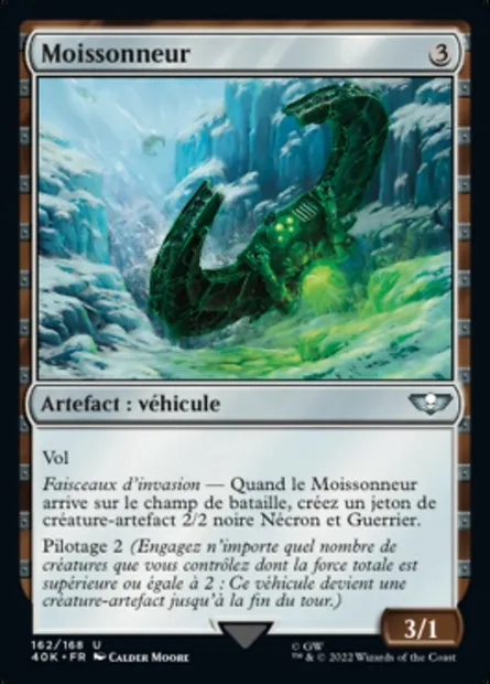 Moissonneur, carte Magic 40K 162 — extension Warhammer 40,000 Commander