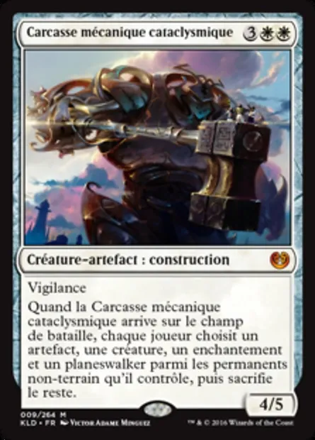 Carcasse mécanique cataclysmique, carte Magic KLD 9 — extension Kaladesh