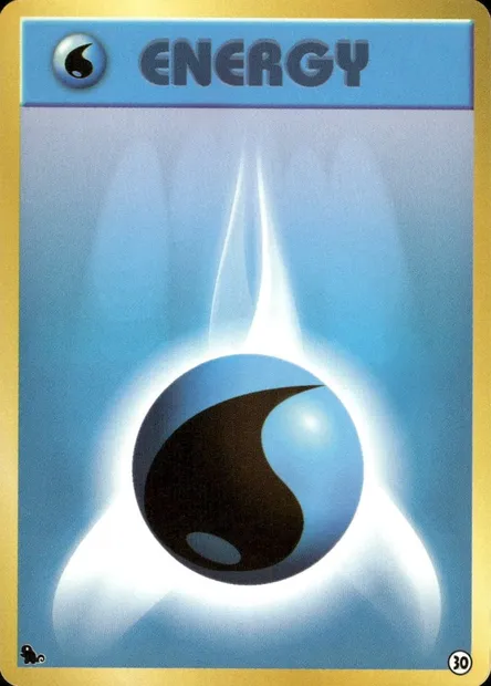 Énergie Eau, carte Pokémon IPSQT 030 — extension Intro Pack Squirtle