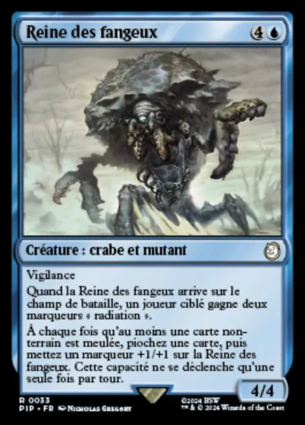 Reine des fangeux, carte Magic PIP 33 — extension Fallout