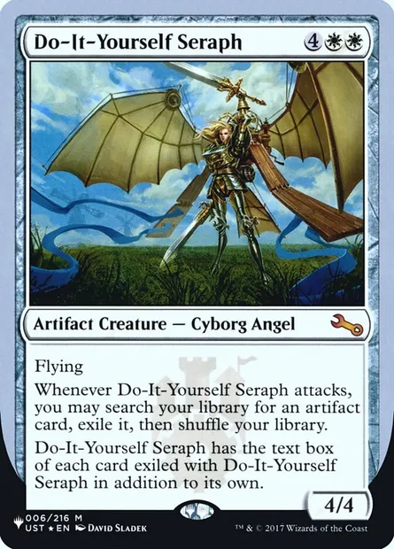 Do-It-Yourself Seraph, Magic card ULST 2 — The List (Unfinity Foil Edition) set
