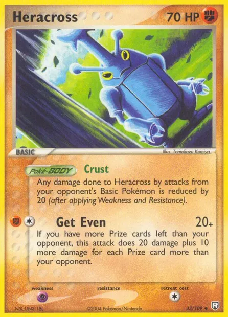 Heracross, Pokémon card TRR 43 — Team Rocket Returns set