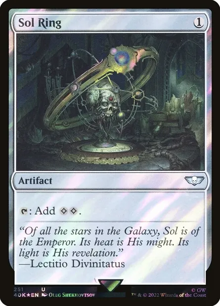 Sol Ring, Magic card 40K 251★ — Warhammer 40,000 Commander set