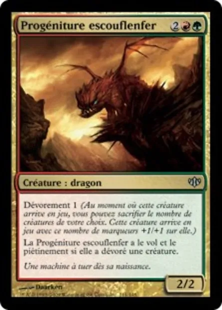 Progéniture escouflenfer, carte Magic CON 111 — extension Conflux