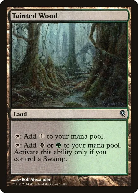 Bois souillé, carte Magic DDM 78 — extension Duel Decks: Jace vs. Vraska