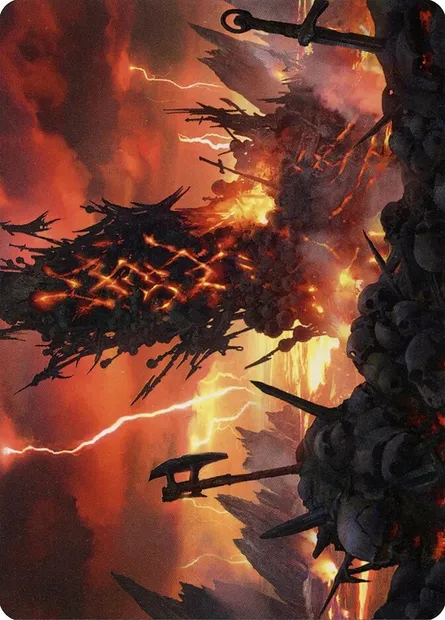 Immersturm Skullcairn // Immersturm Skullcairn, Magic card AKHM 71 — Kaldheim Art Series set