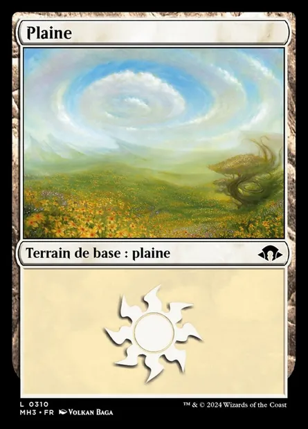 Plaine, carte Magic MH3 310 — extension Modern Horizons 3