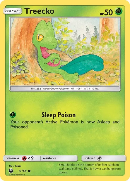 Treecko, Pokémon card CES 7 — Celestial Storm set