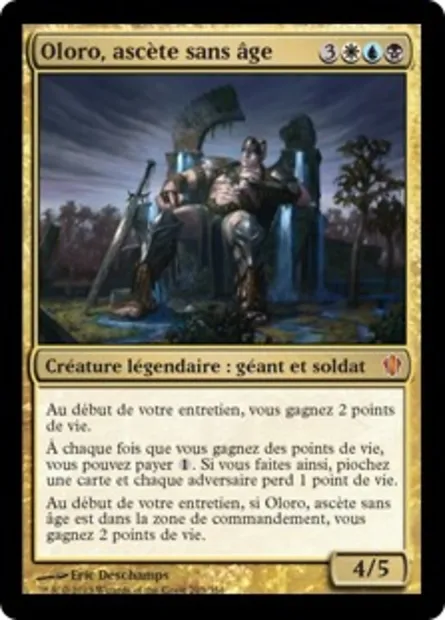 Oloro, ascète sans âge, carte Magic C13 203 — extension Commander 2013