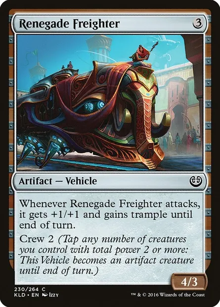 Renegade Freighter, Magic card KLD 230 — Kaladesh set