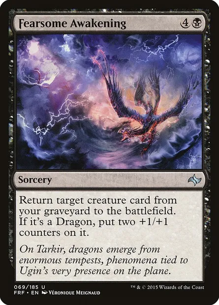 Fearsome Awakening, Magic card FRF 69 — Fate Reforged set