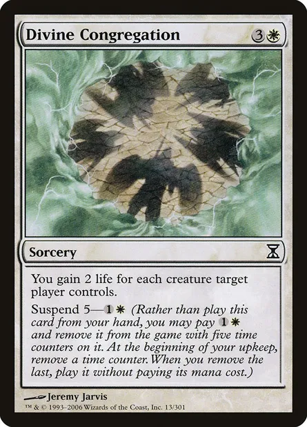 Divine Congregation, Magic card TSP 13 — Time Spiral set