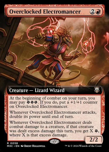Overclocked Electromancer, Magic card M3C 58 — Modern Horizons 3 Commander set