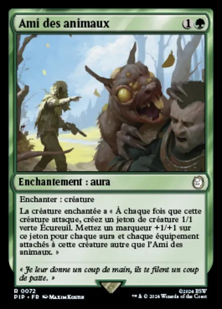 Ami des animaux, carte Magic PIP 72 — extension Fallout