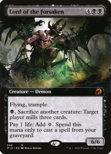 Lord of the Forsaken, Magic card MID 346 — Innistrad: Midnight Hunt set