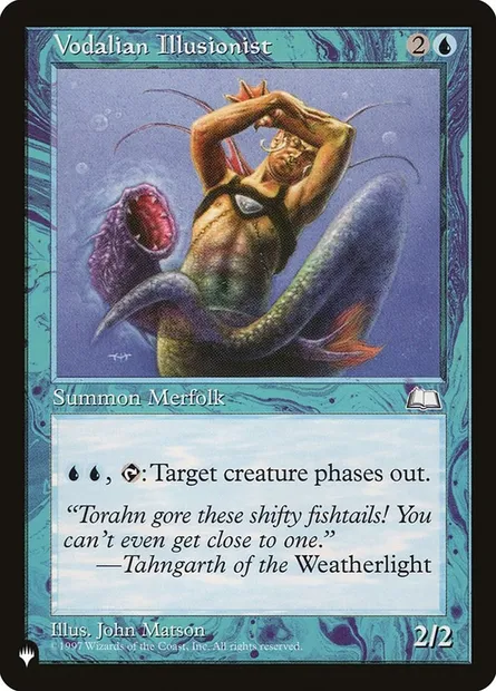Vodalian Illusionist, Magic card PLST WTH-58 — The List set