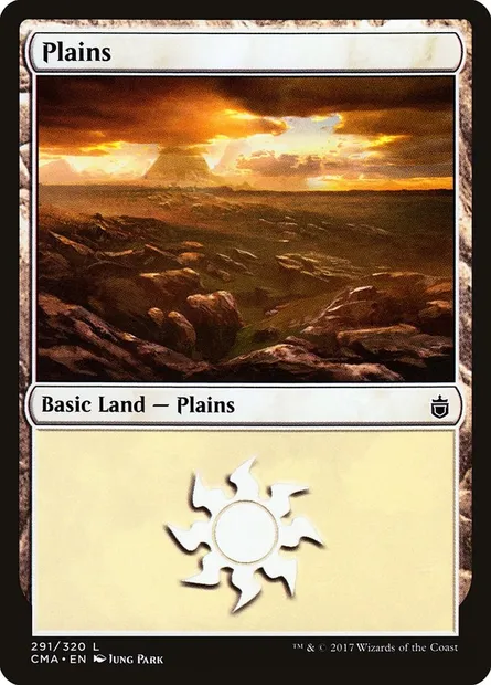 Plains, Magic card CMA 291 — Commander Anthology set