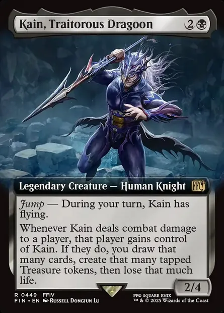 Kain, Traitorous Dragoon, Magic card FIN 449 — Final Fantasy set