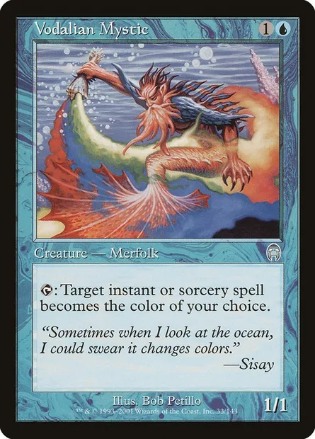 Mystique vodalian, carte Magic APC 33 — extension Apocalypse